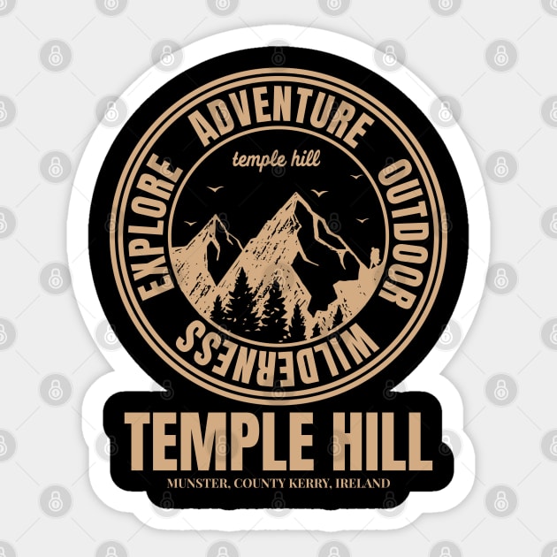 Mountain Hike In Temple Hill Ireland Camping Sticker by Eire